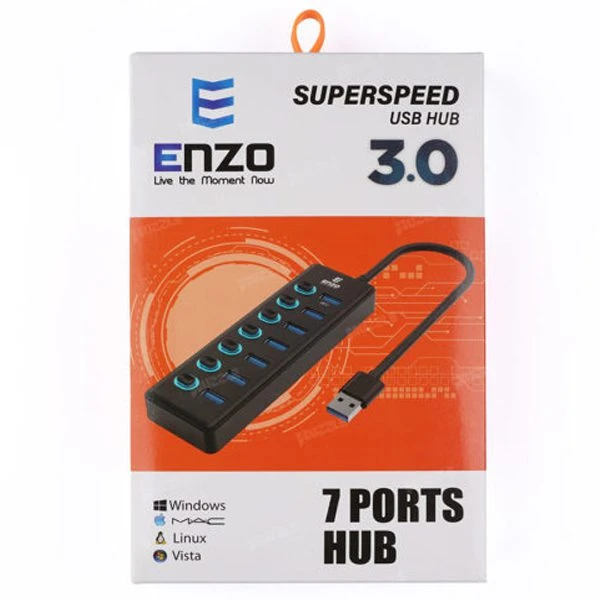 هاب 7 پورت انزو مدل UH-70A
