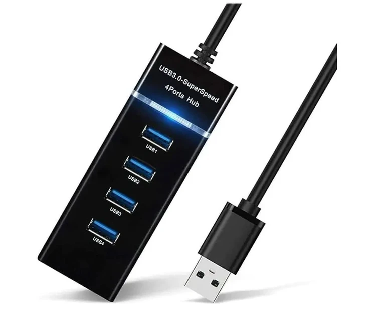 هاب آبی 4 پورت 3.0 USB مدل 1055