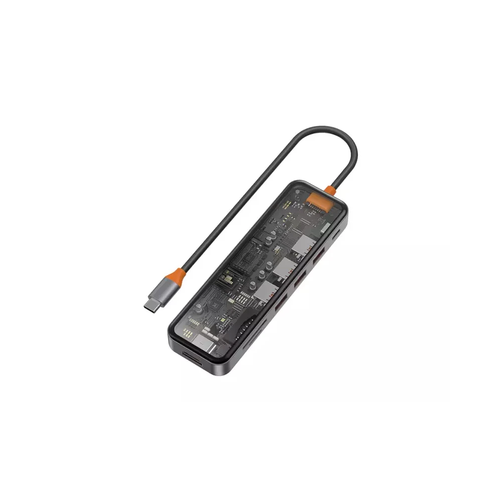 هاب آداپتور تایپ سی 7 در 1 ویوو Wiwu Cyber Type-C HUB 7in1 CB007