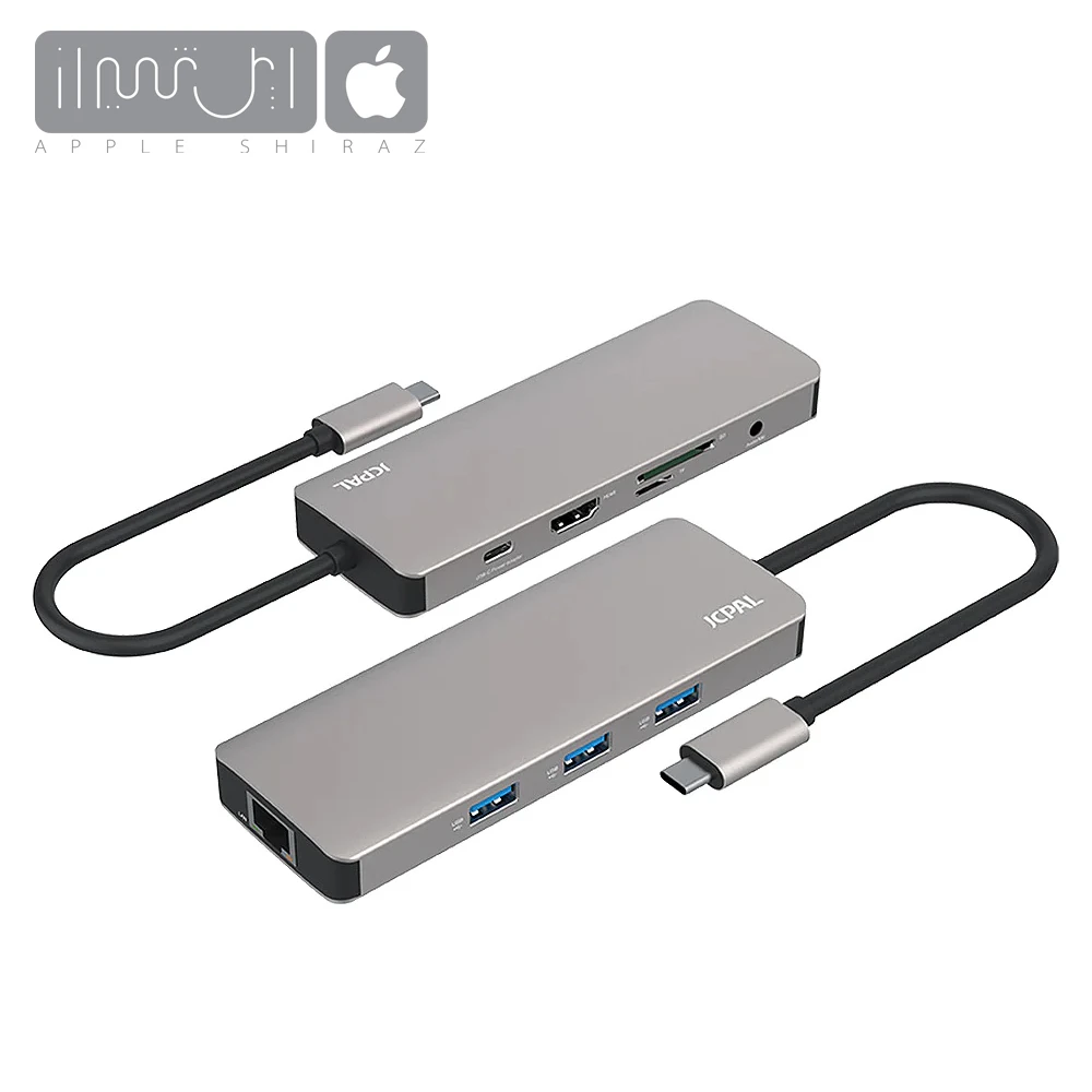 هاب ۹ پورت USB-C جی سی پال مدل JCPAL LINX SERIES