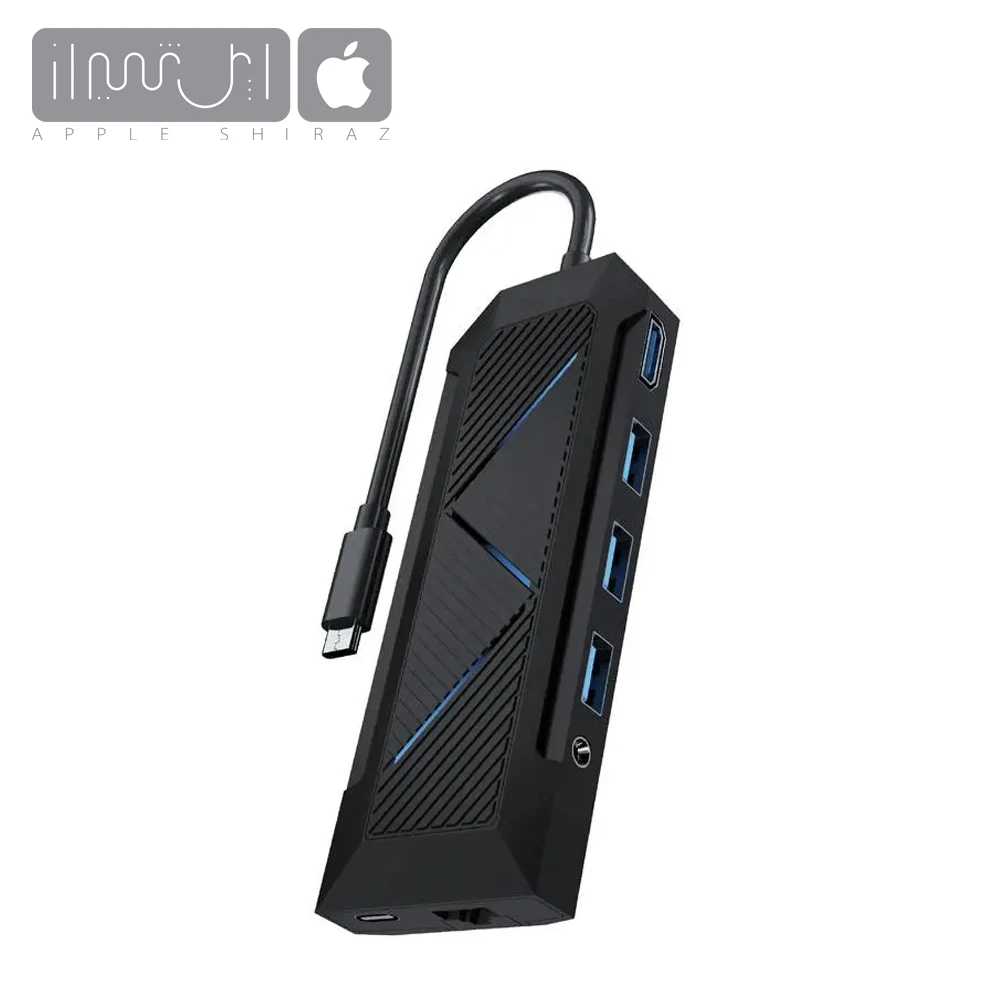 هاب ۹ پورت USB-C پرودو مدل Porodo PD-X520