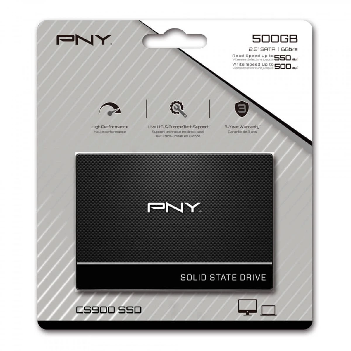 هارد 500g ssd PNY CS900