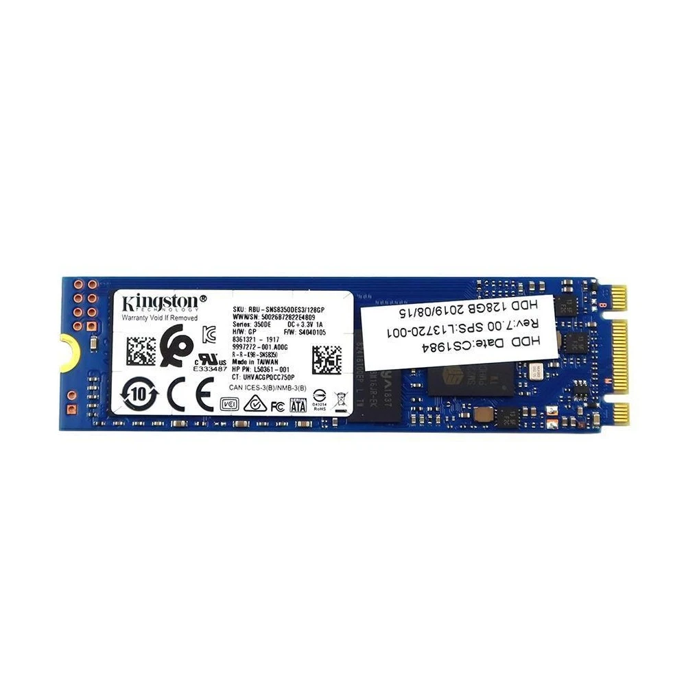 هارد SSD M2 برند Kingston با ظرفیت 128 گیگابایت
