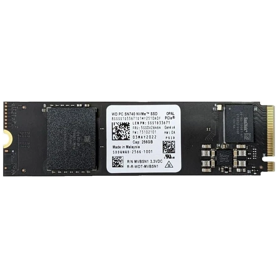 هارد SSD M2 برند WD ظرفیت 256 گیگابایت