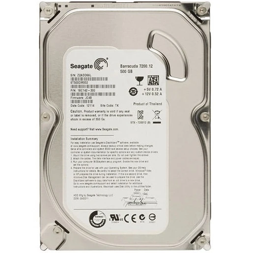 هارد Seagate مدل Barracuda با ظرفیت 500 گیگابایت