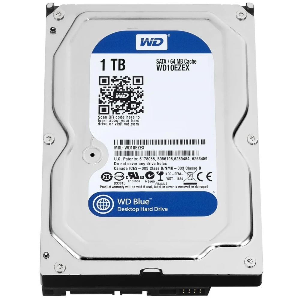هارد W.D مدل WD10EZEX با ظرفیت 1 ترابایت