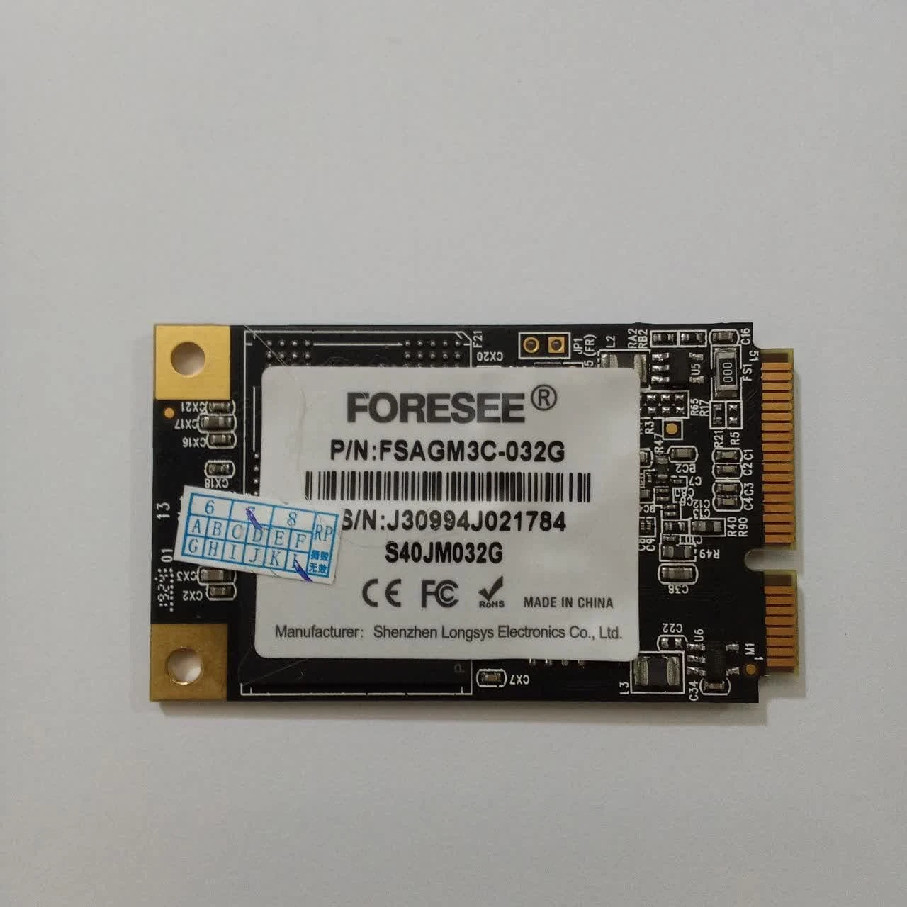 هارد msata لانگسیس مدل FORESEE ظرفیت 32گیگابایت