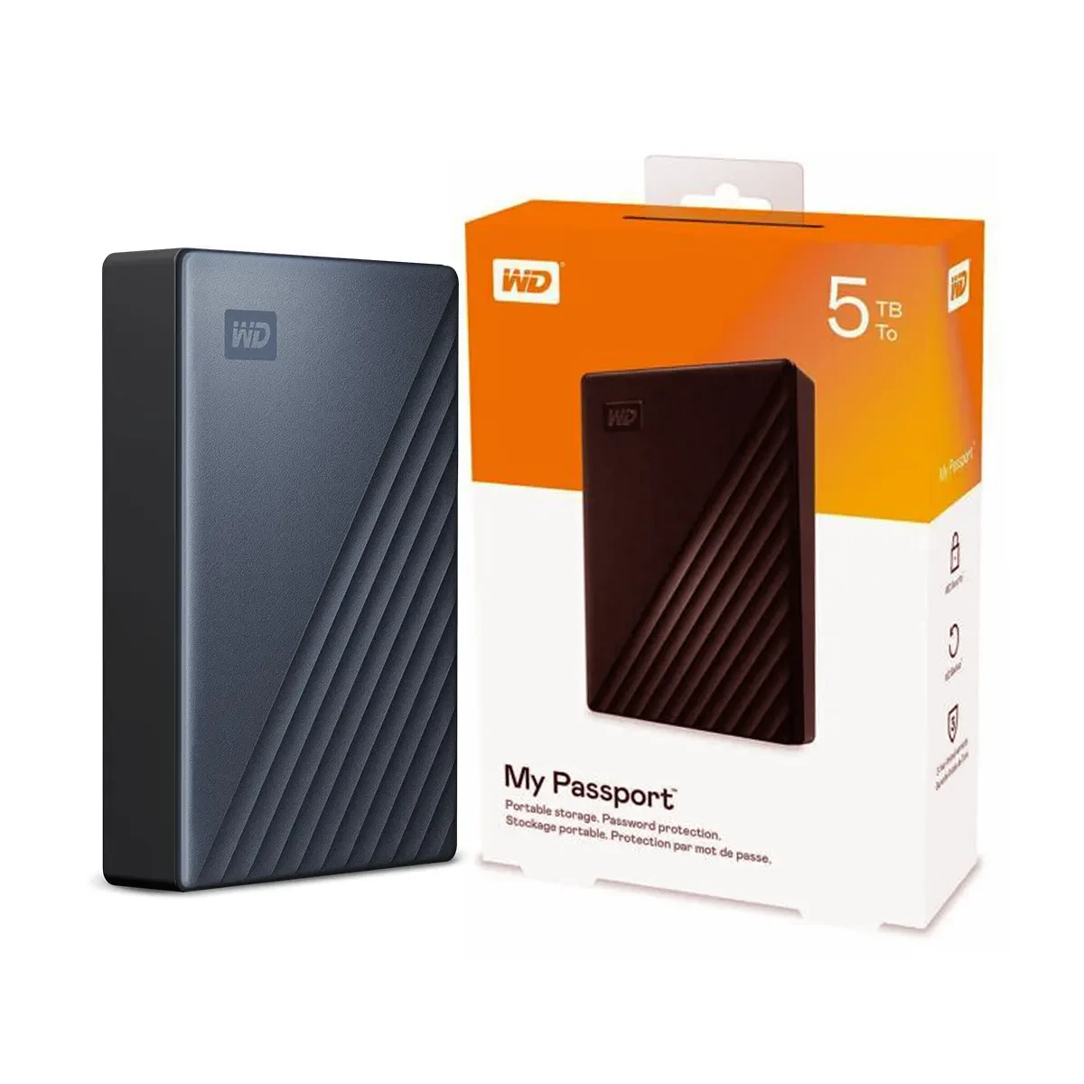 هارد اکسترنال وسترن 5 ترابایت WD My Passport USB 3.2 Gen 1