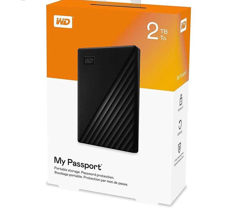 هارد اکسترنال وسترن دیجیتال مدل My Passport ظرفیت 2 ترابایت