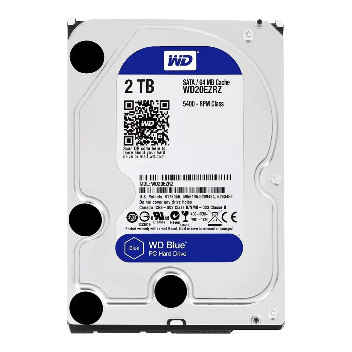 هارد اینترنال 2 ترابایت Western Digital WD Blue