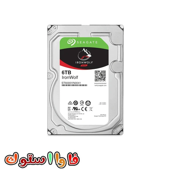 هارد ذخیره ساز سیگیت IronWolf 6TB ST6000VN001