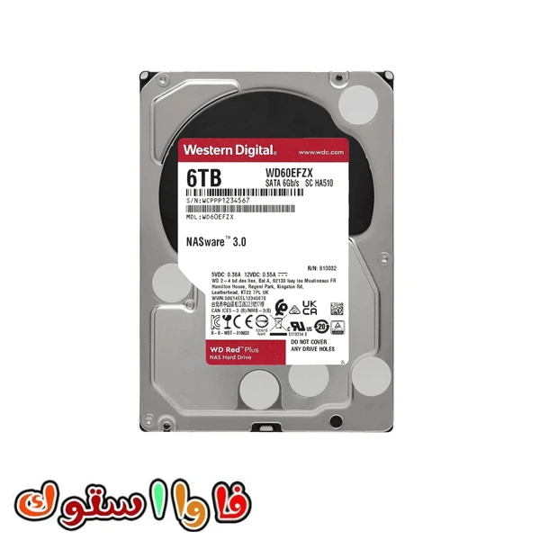 هارد ذخیره ساز وسترن دیجیتال Red Plus WD60EFZX 6TB