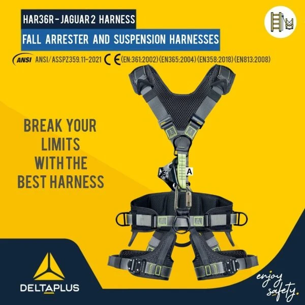 هارنس فول بادی فست کرول دار جگوار 2 دلتاپلاس HARNESS JAGUAR 2 HAR36R DELTA PLUS