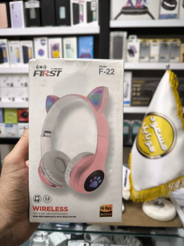 هدست بلوتوثی مدل گربه ای فرست مدل F22