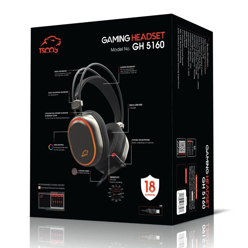 هدست گیمینگ تسکو GH5160