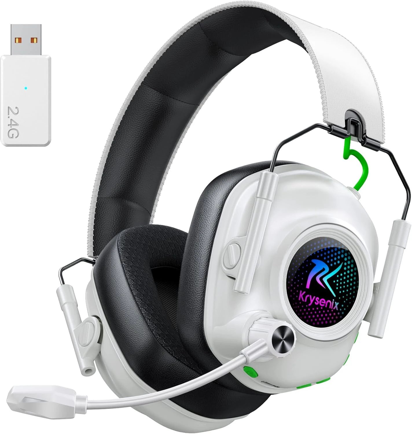 هدست گیمینگ دنگل دار و بلوتوثیPS5، PS4، Switch برند kryseinx مدل KGH2 بلوتوث 5.4 کیفیت صدا فوق العاده اورجینال امازون المان