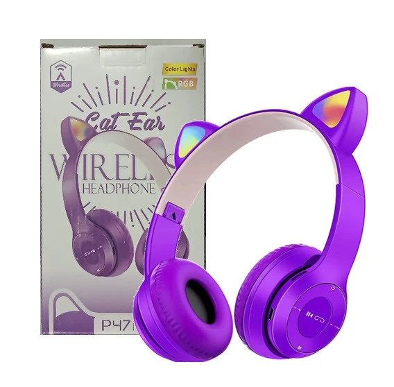 هدفون CAT مدل P47M – بی‌سیم، مجهز به RGB و مناسب برای موسیقی و مکالمه