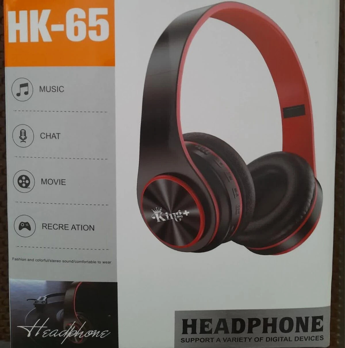 هدفون King Plus مدل 65-HK