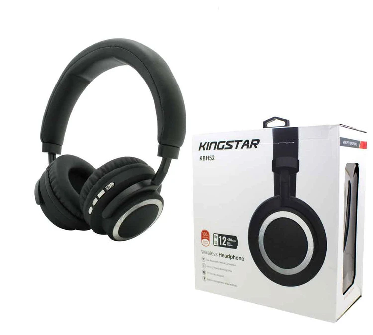هدفون بلوتوث KINGSTAR مدل KBH52 – راحت، بی‌سیم و مناسب موسیقی و مکالمه