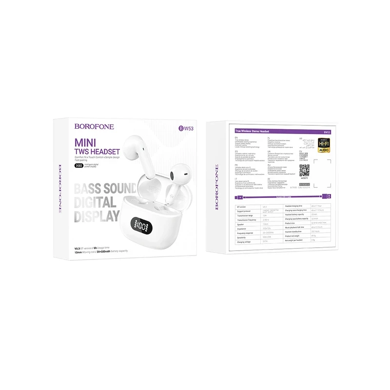 هدفون بلوتوثی بروفون مدل BW53