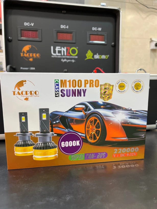 هدلایت M100 pro لنزو رنگ سفید