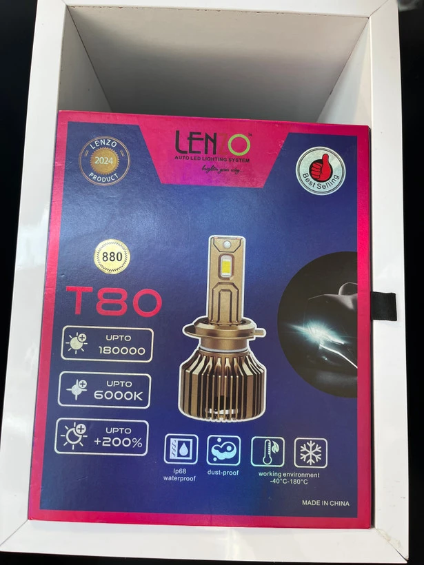 هدلایت T80 شرکت لنزو