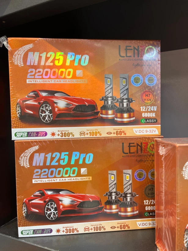 هدلایت m125 لنزو رنگ سفید