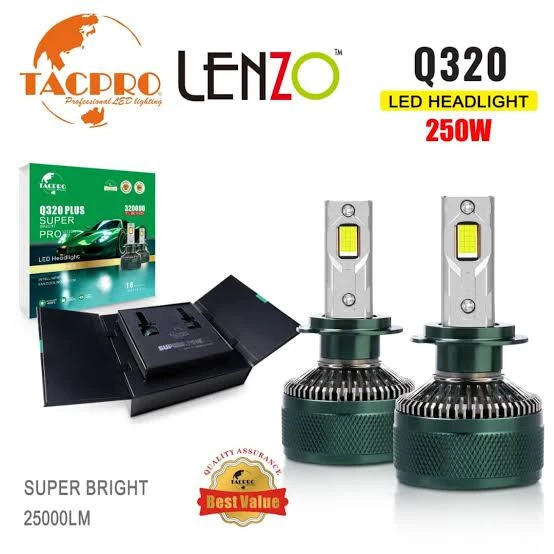 هدلایت اورجینال خیلی قوی Q320 Plus تکپرو لنزو Lenzo با گارانتی