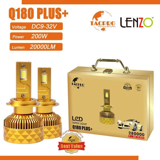 هدلایت اورجینال قوی مدل Q180 Plus لنزو Lenzo با گارانتی