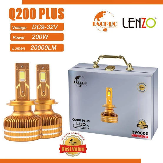هدلایت اورجینال قوی مدل Q200 Plus لنزو Lenzo با گارانتی