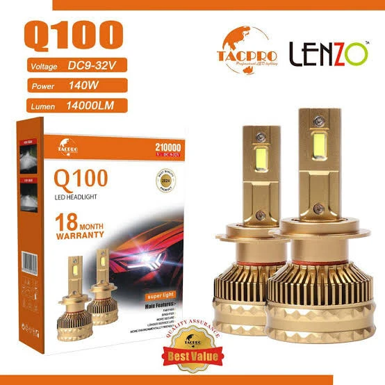 هدلایت اورجینال مدل Q100 لنزو Lenzo با گارانتی