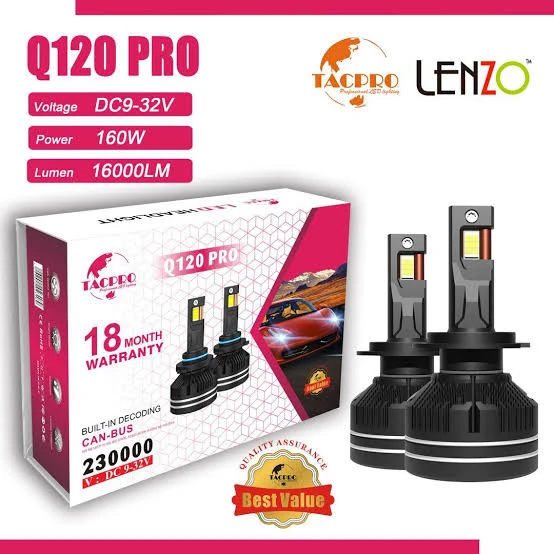 هدلایت اورجینال مدل Q120 Pro لنزو Lenzo با گارانتی
