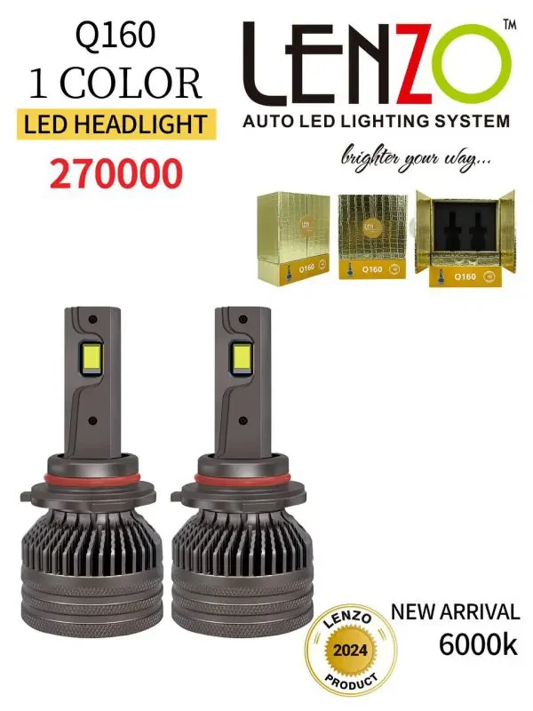 هدلایت اورجینال مدل Q160 لنزو Lenzo با گارانتی