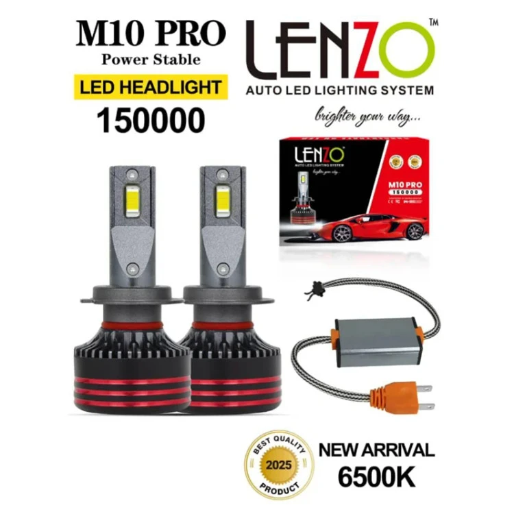 هدلایت اورجینال معروف مدل M10 Pro لنزو Lenzo با گارانتی