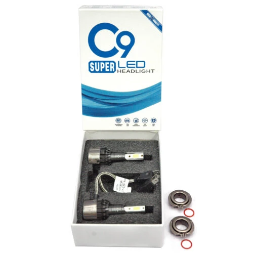 هدلایت دوطرفه پایه H7 مدل C9