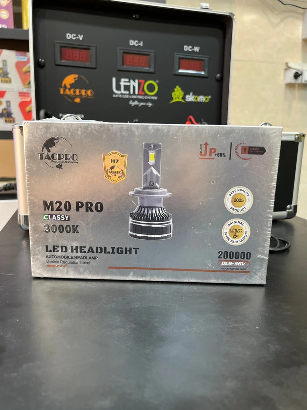 هدلایت لیمویی M20 pro لنزو ۳۰۰۰کلوین بسیارقوی