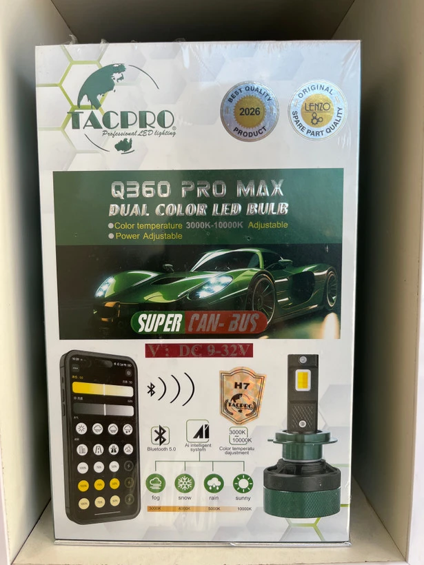 هدلایت هوشمند Q360 pro max لنزو