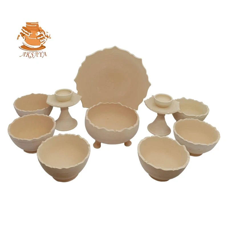 هفت سین سفالی خام مدل کمانی کد HS110