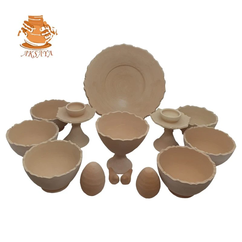 هفت سین سفالی خام مدل کمانی کد HS113