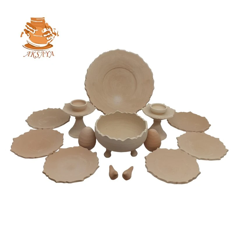 هفت سین سفالی خام مدل کمانی کد HS114