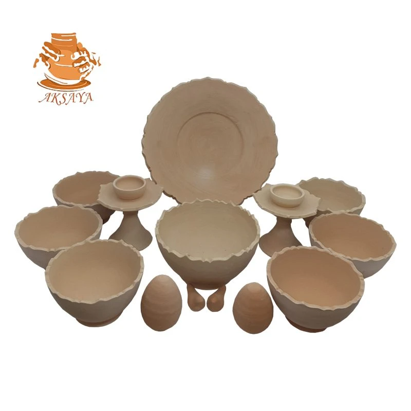 هفت سین سفالی خام مدل کمانی کد HS115