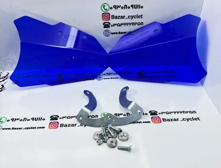 هند گارد محافظ دسته شیشه ای موتور سیکلت کلیک و طرح ایروکس ابی (با لوازم )(جفت)