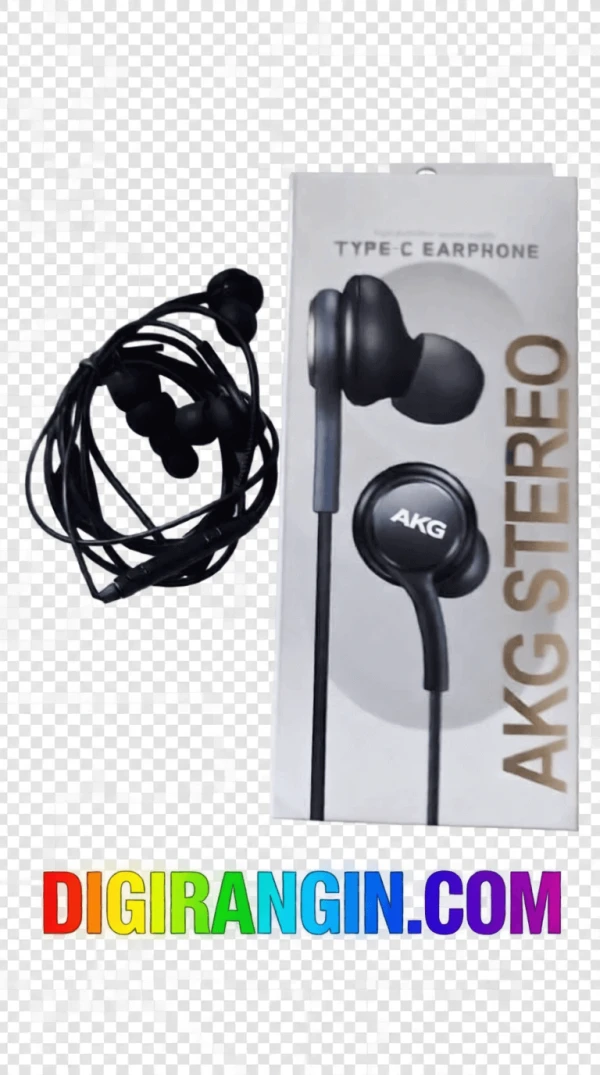 هندزفری تایپ سی مدل GA-03-C (طرح AKG) | صدای استریو و میکروفون دار