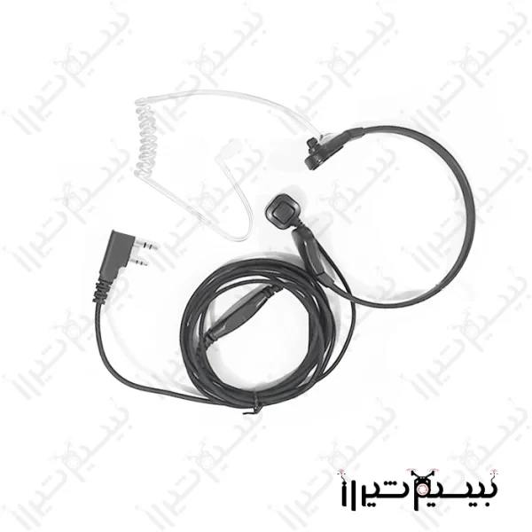 هندزفری حنجره ای دو فیش مدل (Baofeng،Motorola،Kenwood)Two-plug larynx handsfree model (Baofeng, Motorola, Kenwood)