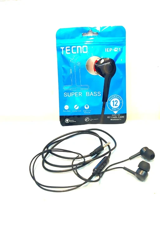 هندزفری سیمی TECNO /کد:1057