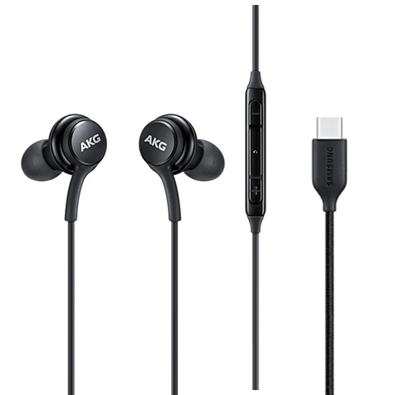 هندزفری  مدل AKG-EO-IC100 دو گوشی، با رابط USB Type-C، مناسب برای مکالمه