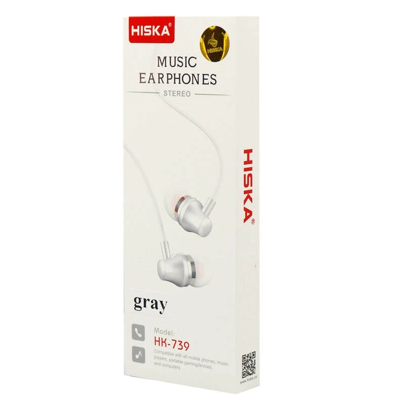 هندزفری کابلی هیسکا(Hiska) مدل HK-739