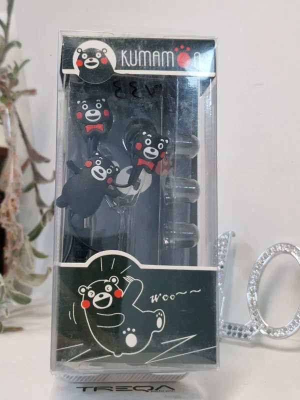 هنزفری سیمی عروسکی خرسی kumamon