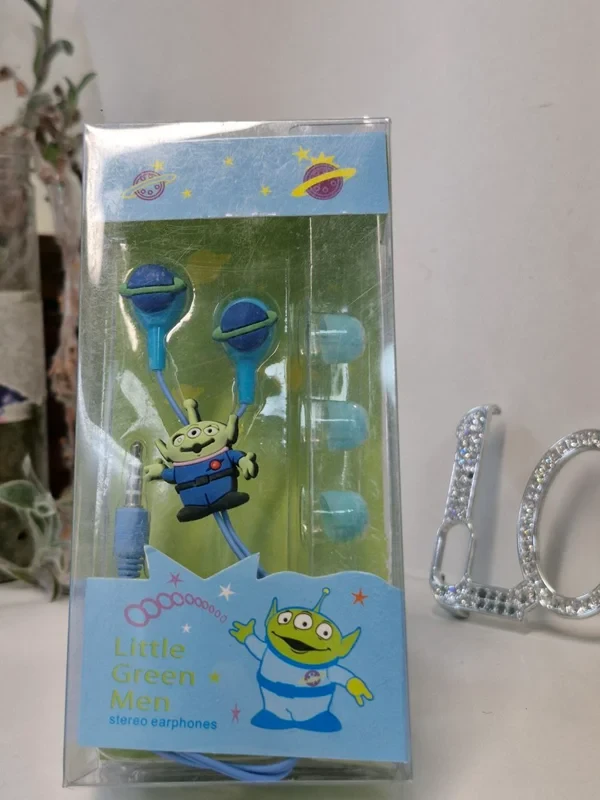 هنزفری سیمی عروسکی مرد سبز green men