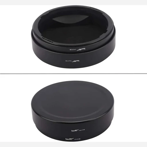 هود ودرپوش فلزی لنز دوربین فوجی فیلمFujifilm جنس از الیاژ با کیفیت ضد خش اورجینال امازون المان